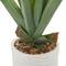 3ft. Potted White Plastic Modern Aloe Vera Artificial Foliage